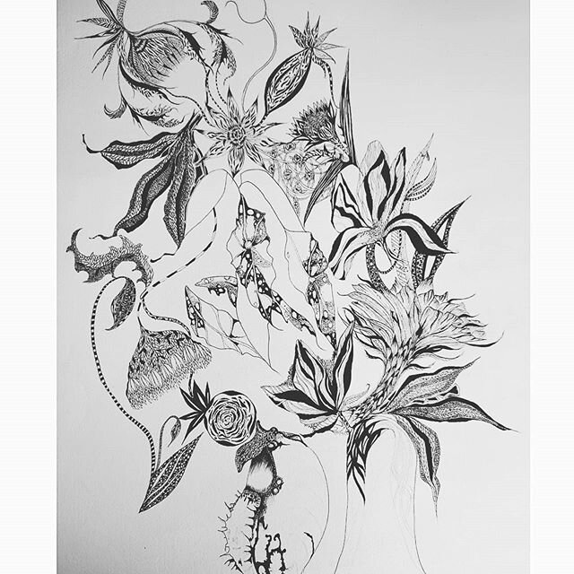Isolation drawing ✍️ work in progress.. 🌼
#illustration #patterndesign #ink #drawing #interiordesign #botanicalprint #pen #textiles #surfacepatterndesign