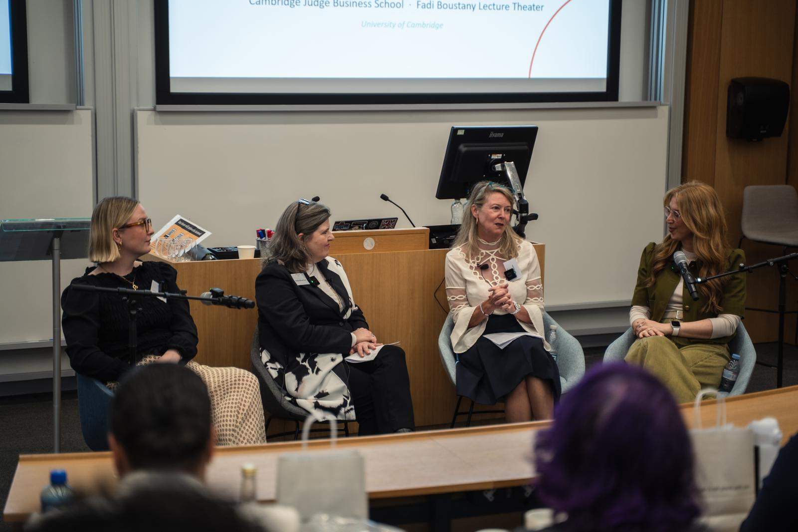 Panel discussion on Philanthropy at Judge Business School Cambridge for the Shift Happens UK conference