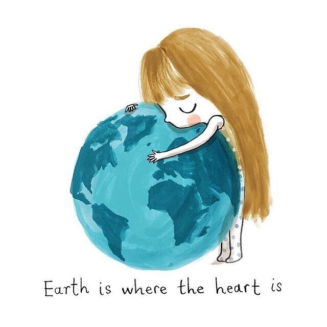 Happy 🌍 Day!  May we all remember that we have one Earth, one chance to look after it.  And may we all &ldquo;plant seeds of happiness, kindness, and love&rdquo; during this difficult time 💚💚💚 Illustrations by @callyjanestudio