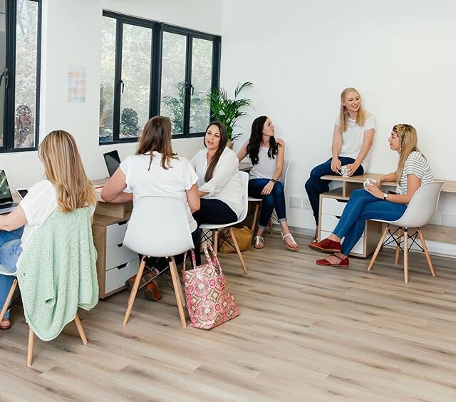 *Throwback Thursday* to when we could have office coffee chats, debrief and collaborate ☕️ we miss this!! 💜 📷: @carolinemiller_photography