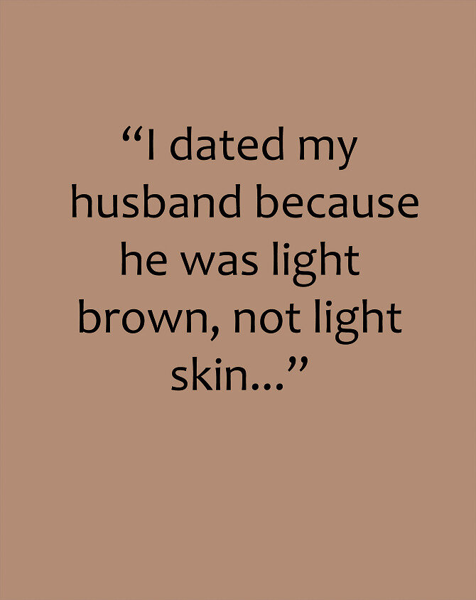 Light Brown Colored Man (Text)