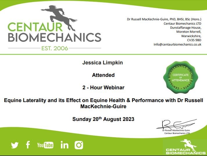 cpd-certificate-jessica-limpkin-equine-massage-therapy-centaur_biomechanics_equine_laterality_one_sided_asymmetry.JPG