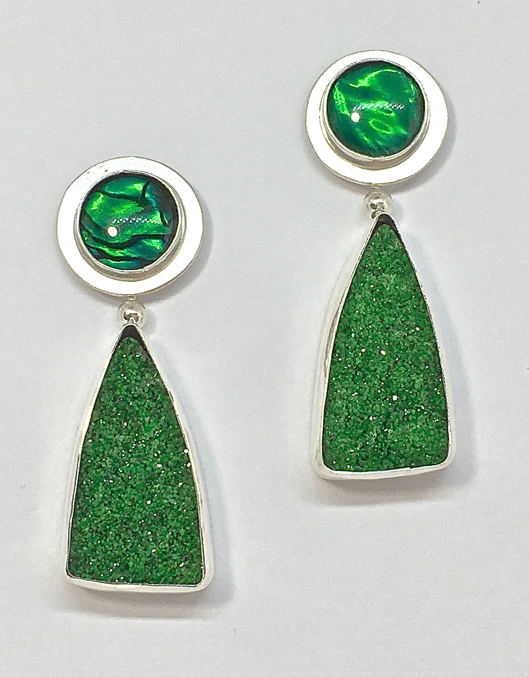 Green Garnet Earrings