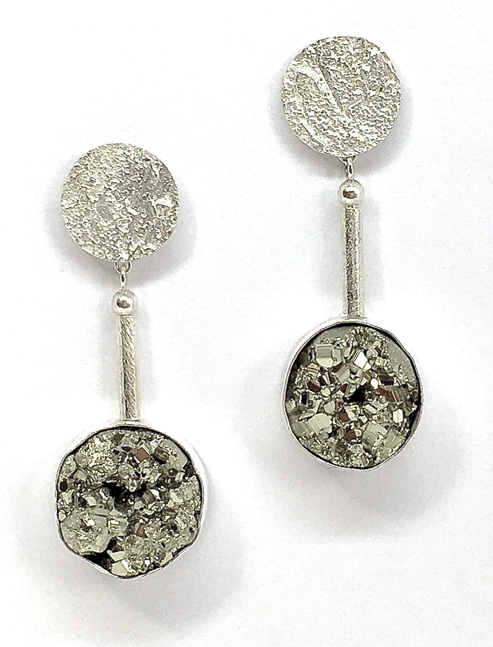 Pendant Silver Earrings
