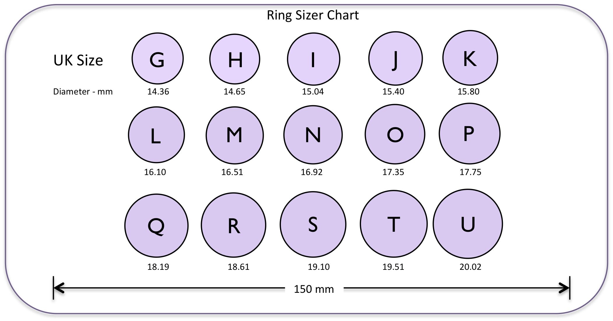 Ring Size R _ Ring Size Conversion Chart – BQSHA