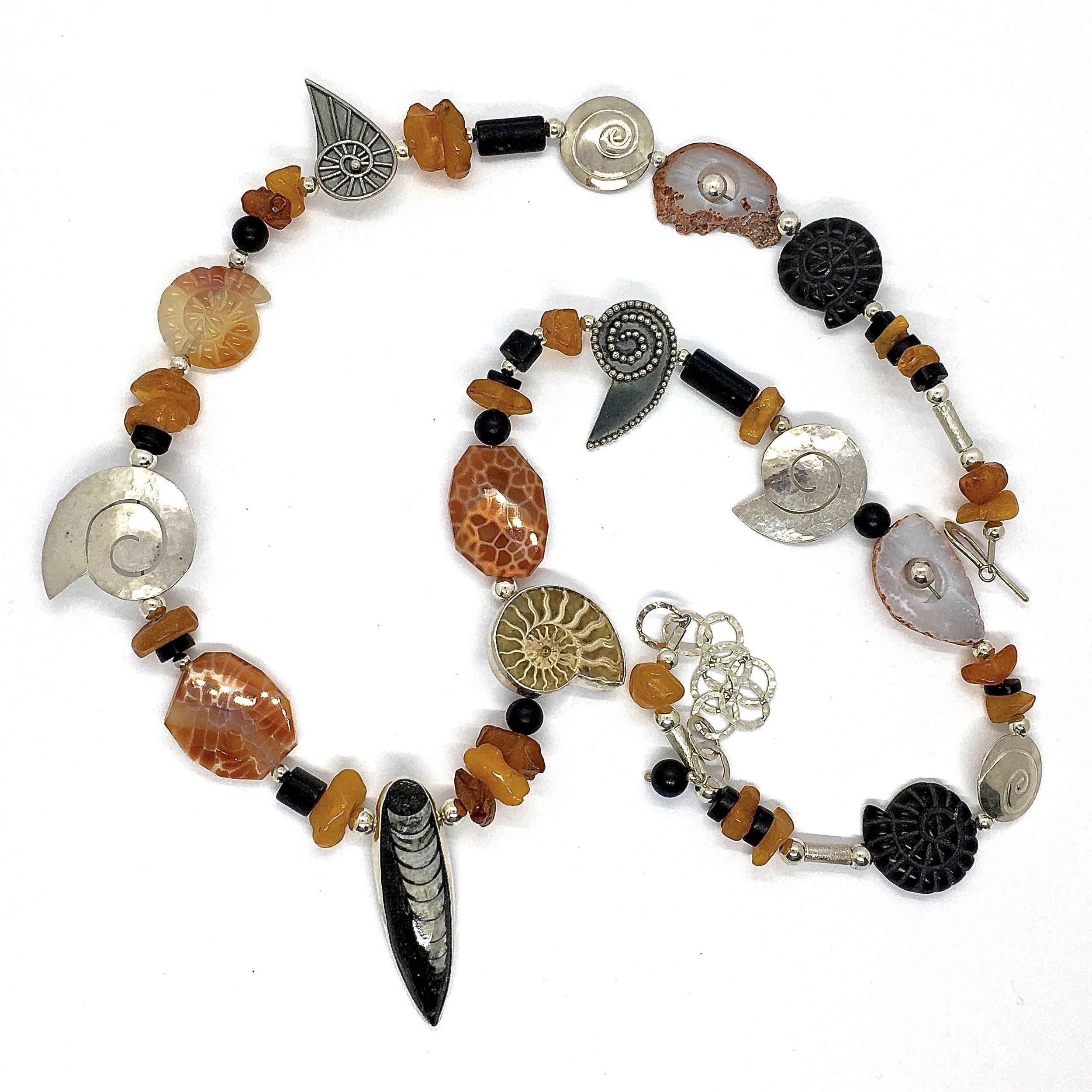 Fossil Pendant Neckpiece