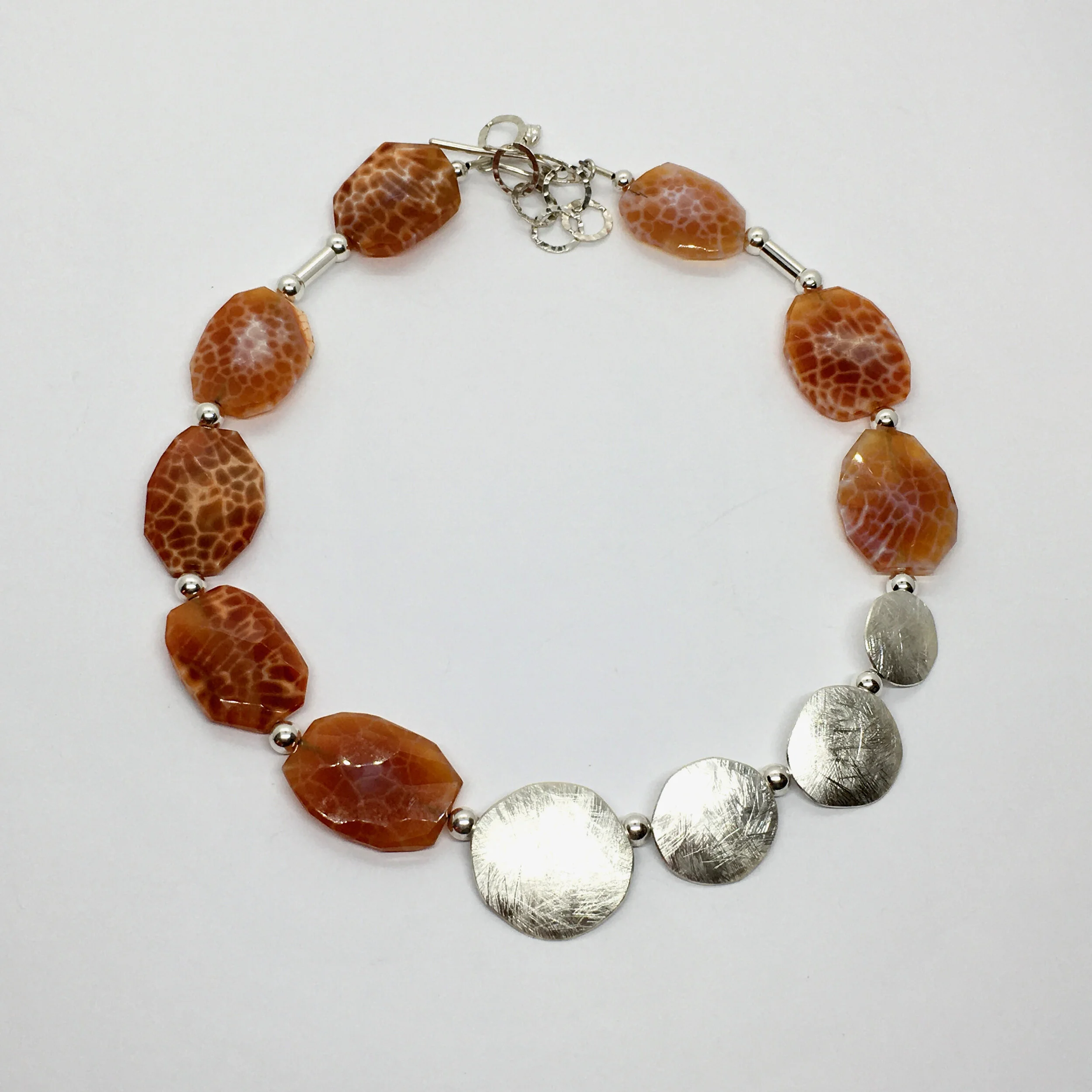 Fire Agate Neckpiece