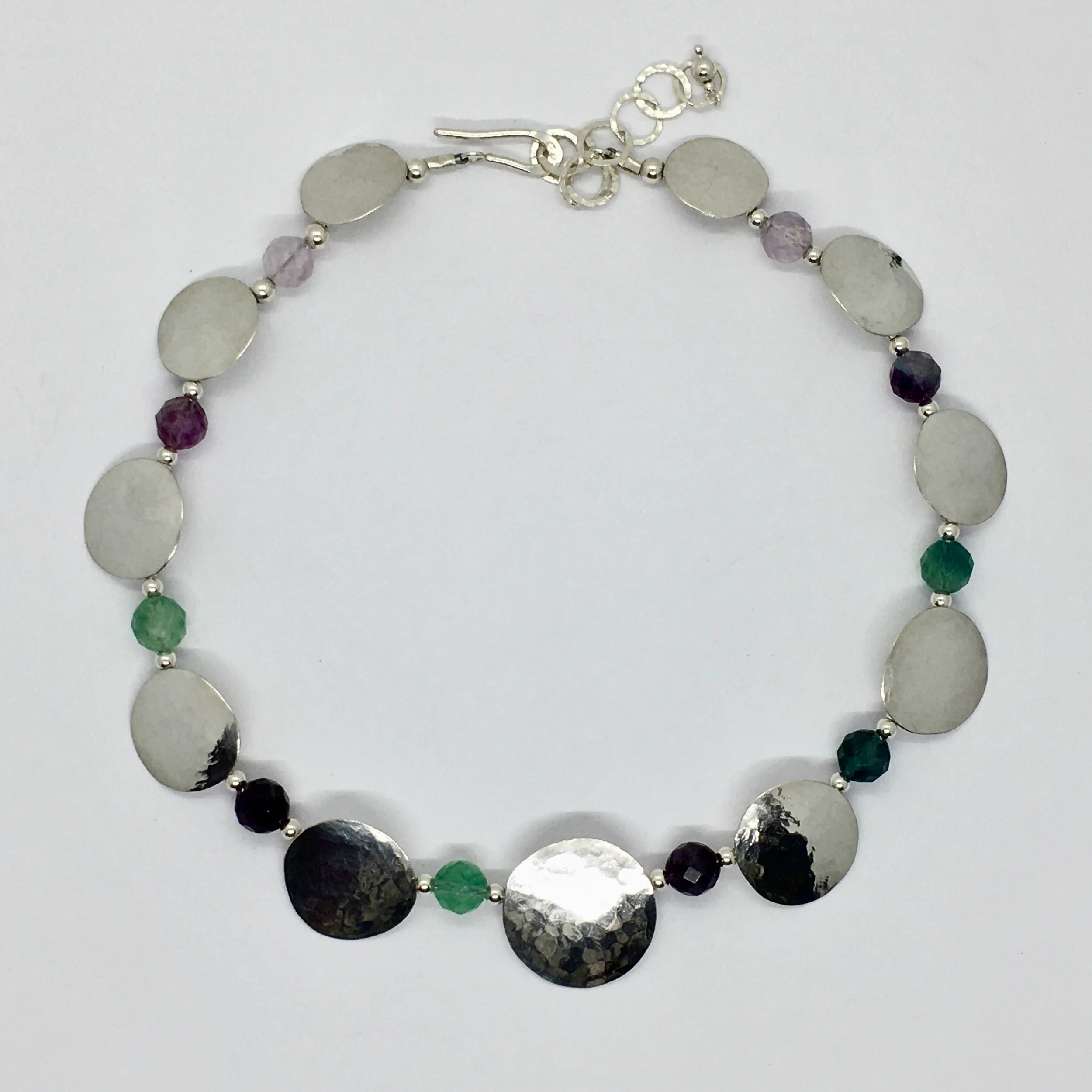 Silver and Fluorite Necklace