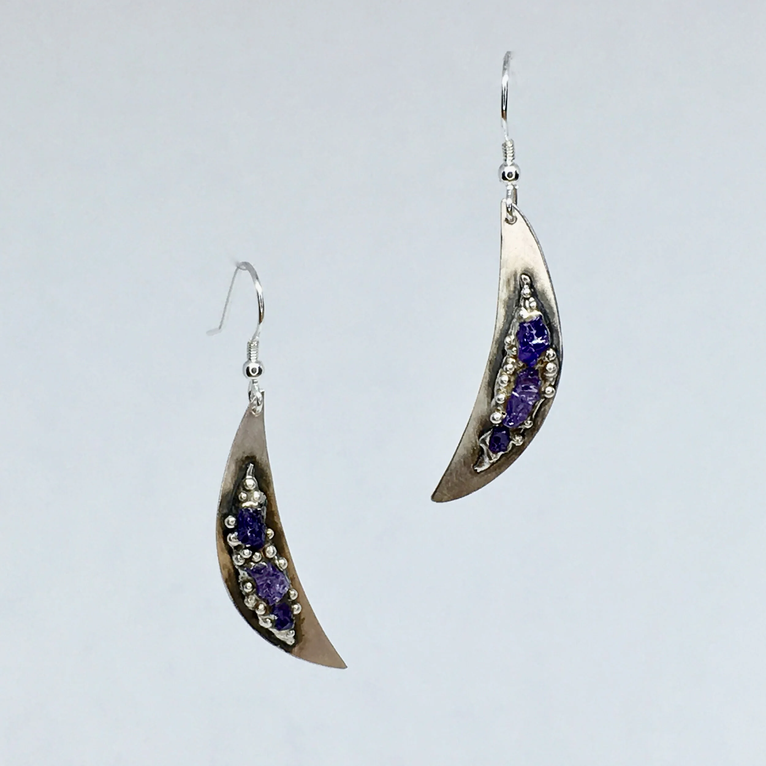 Amethyst Zirconia Earrings