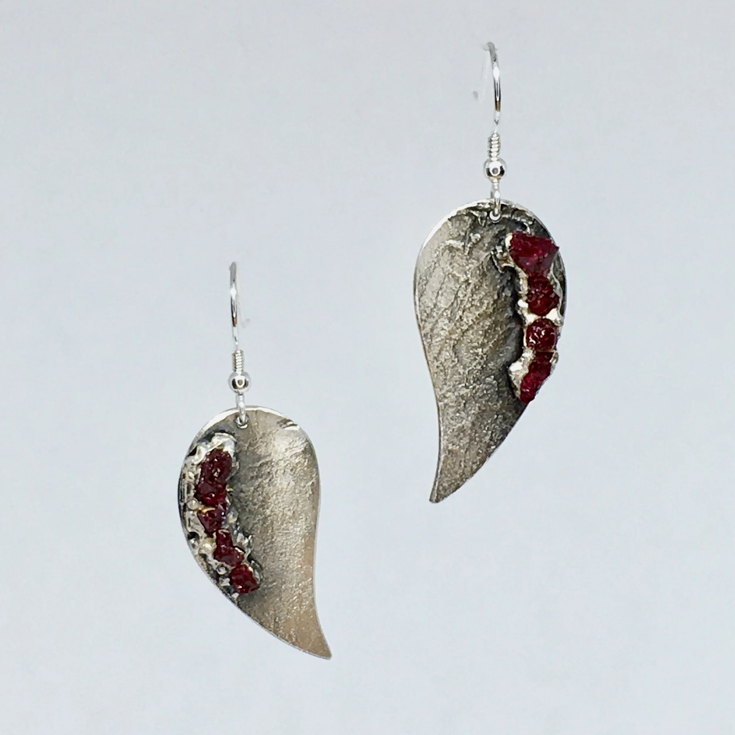 Red Cubic Zirconia Earrings