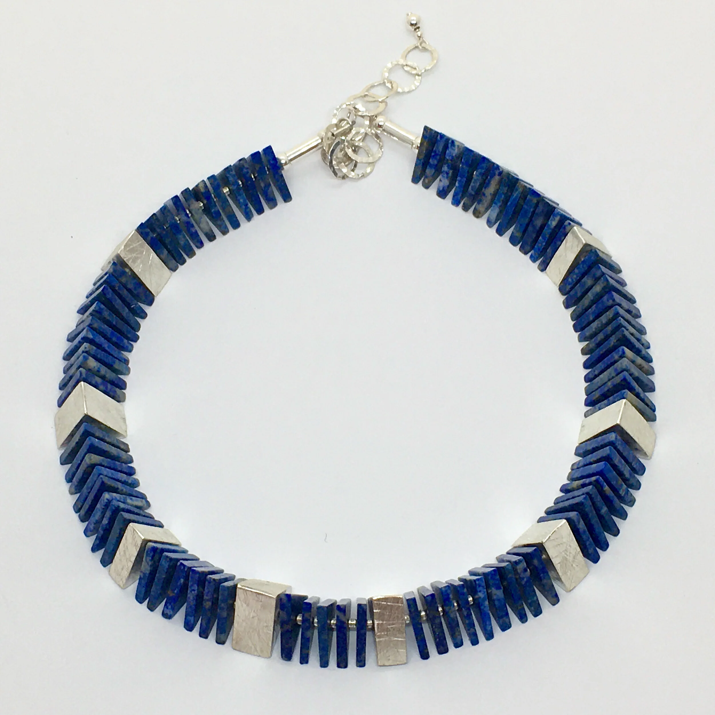 Lapiz Lazuli and Silver Neckpiece