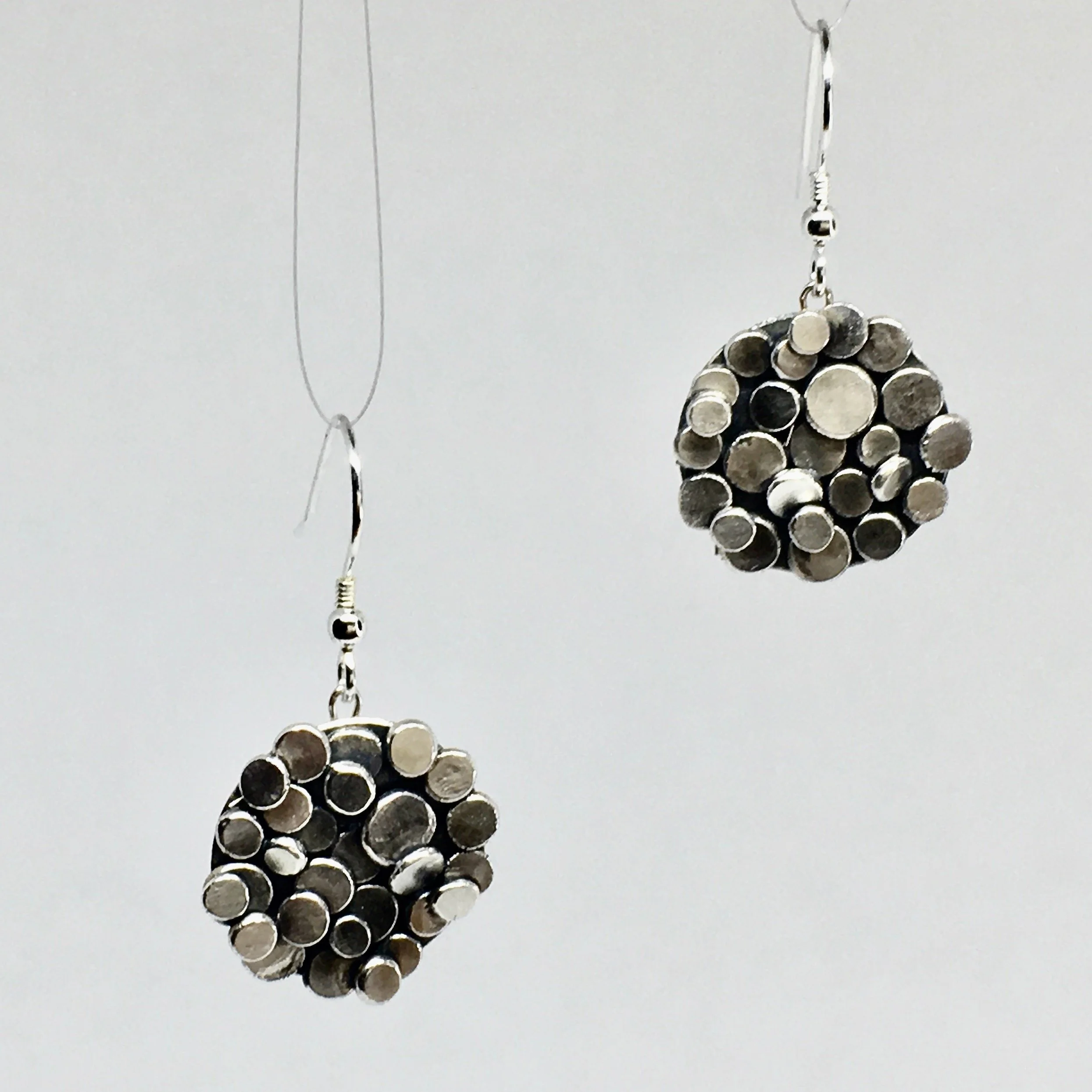 Silver Coin Earrings
