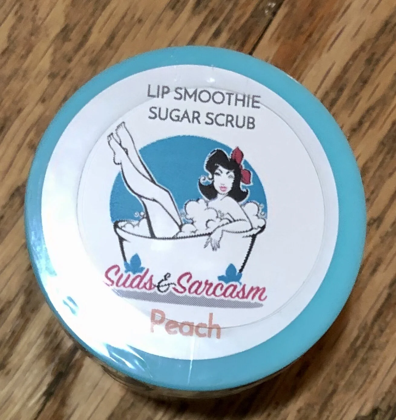 Peach Fruit Smoothie Lip Scrub