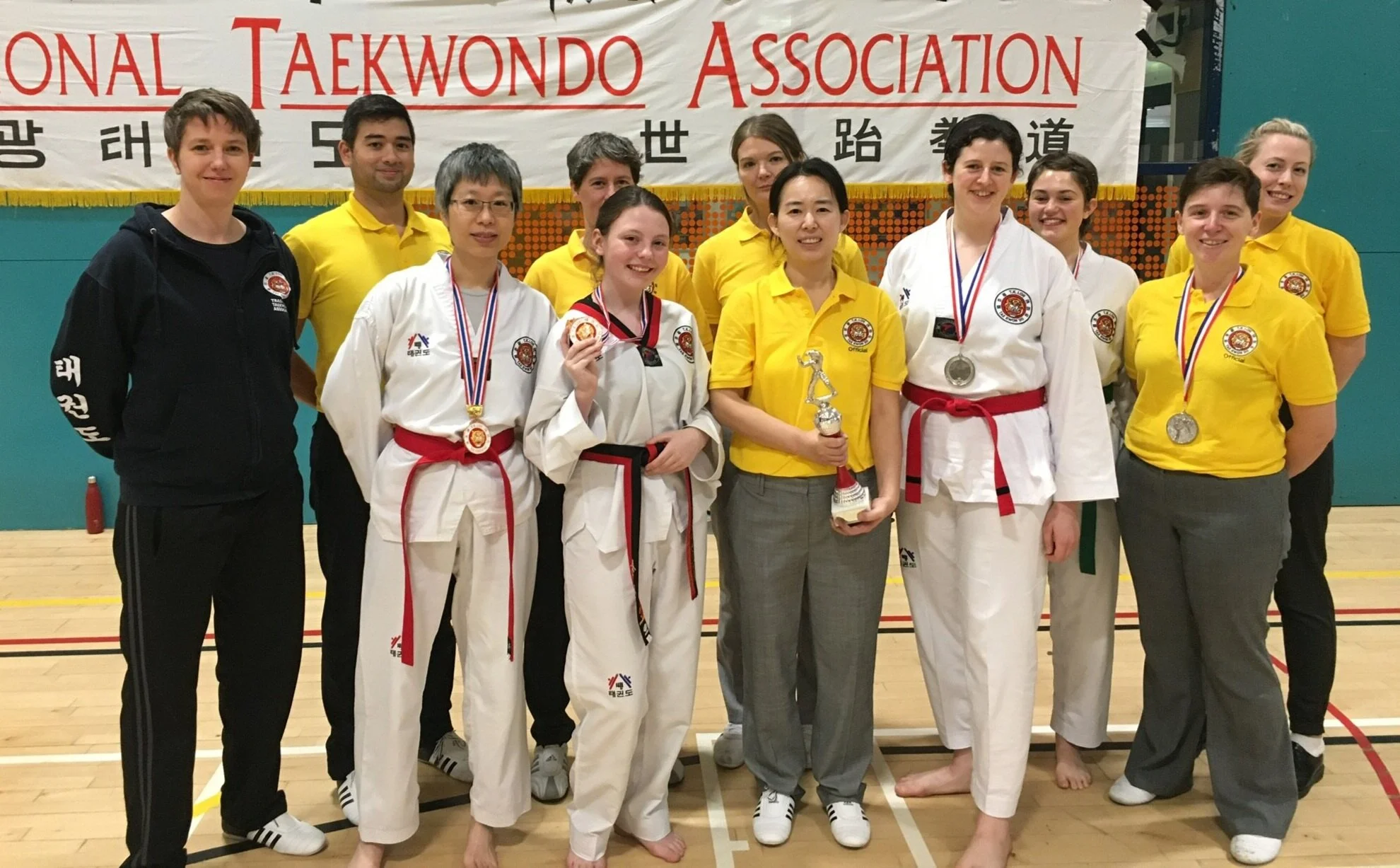 London Southwark students won 1 silver and 3 bronze medals in kyorugi.
