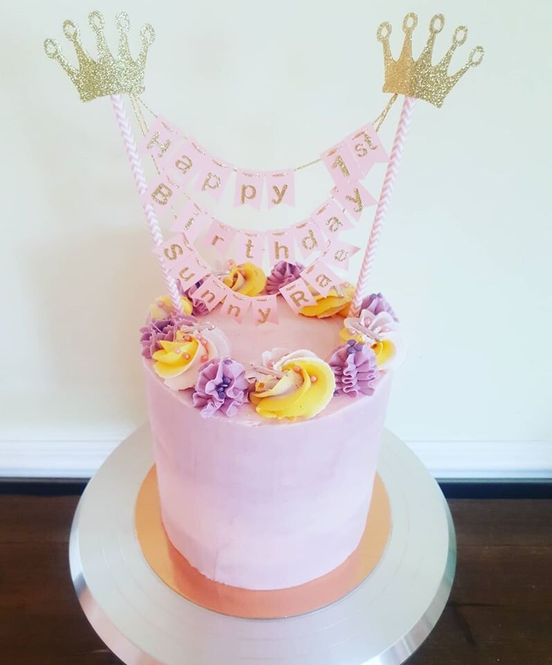 1st Birthday Princess Cake