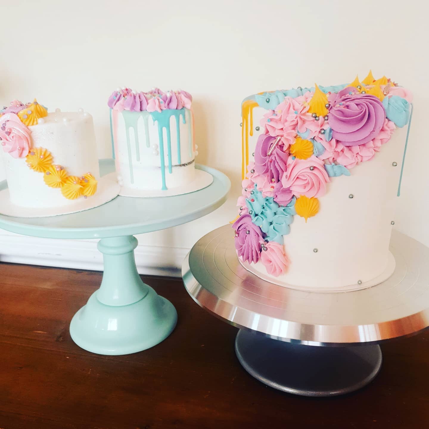 Colourful Birthday Cake &amp; Matching Minis!