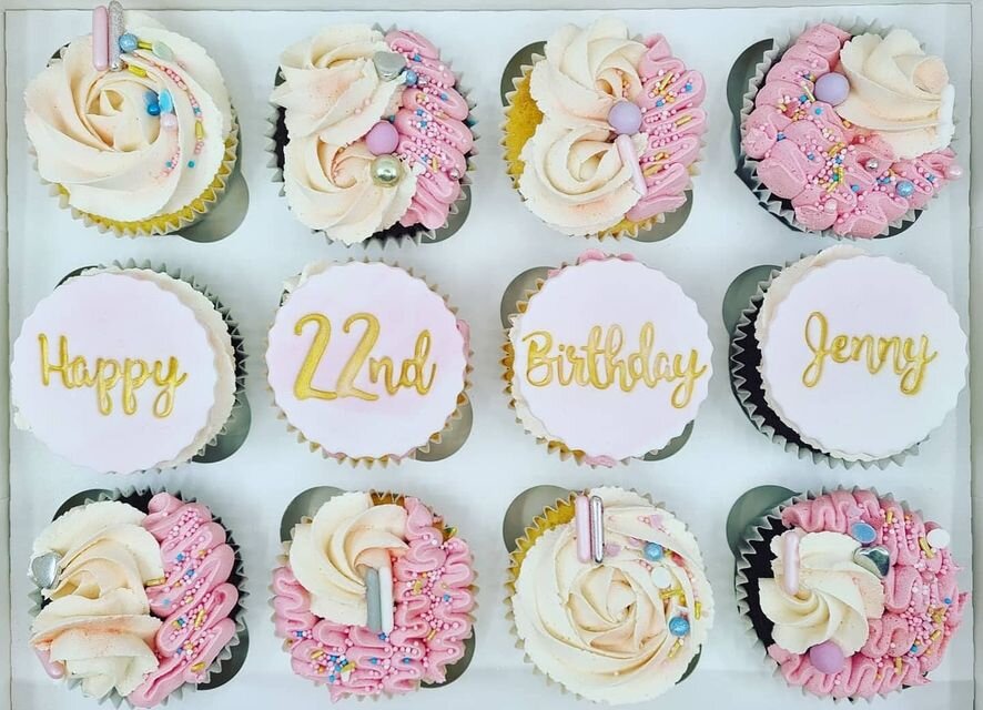 Jenny's 22nd Birthday Cupcakes