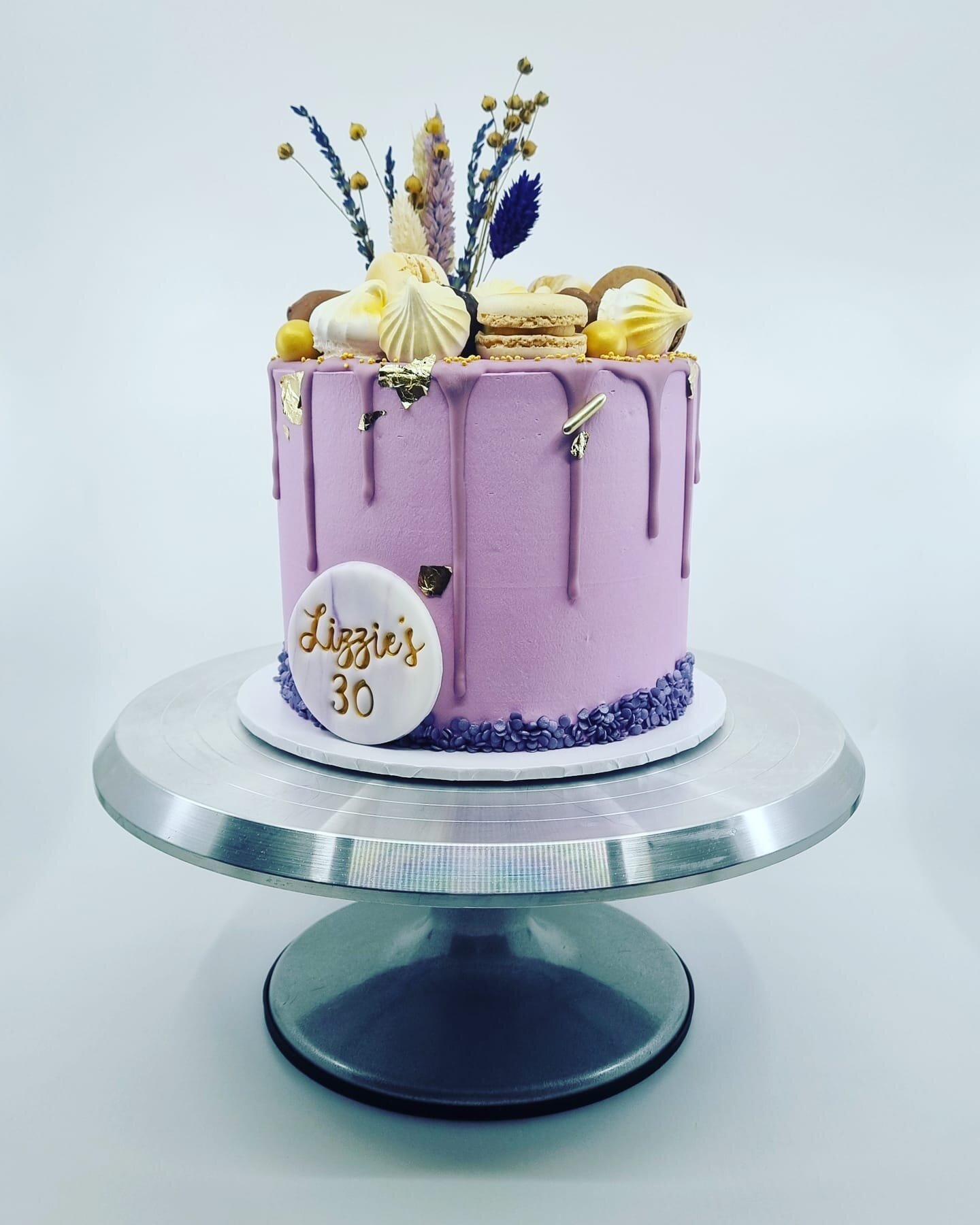 Lilac 30th Birthday Cake