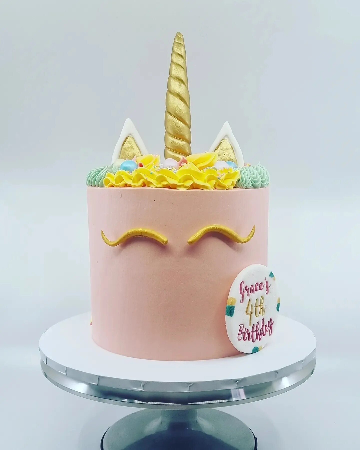 Unicorn Cake for Grace's 4th Birthday