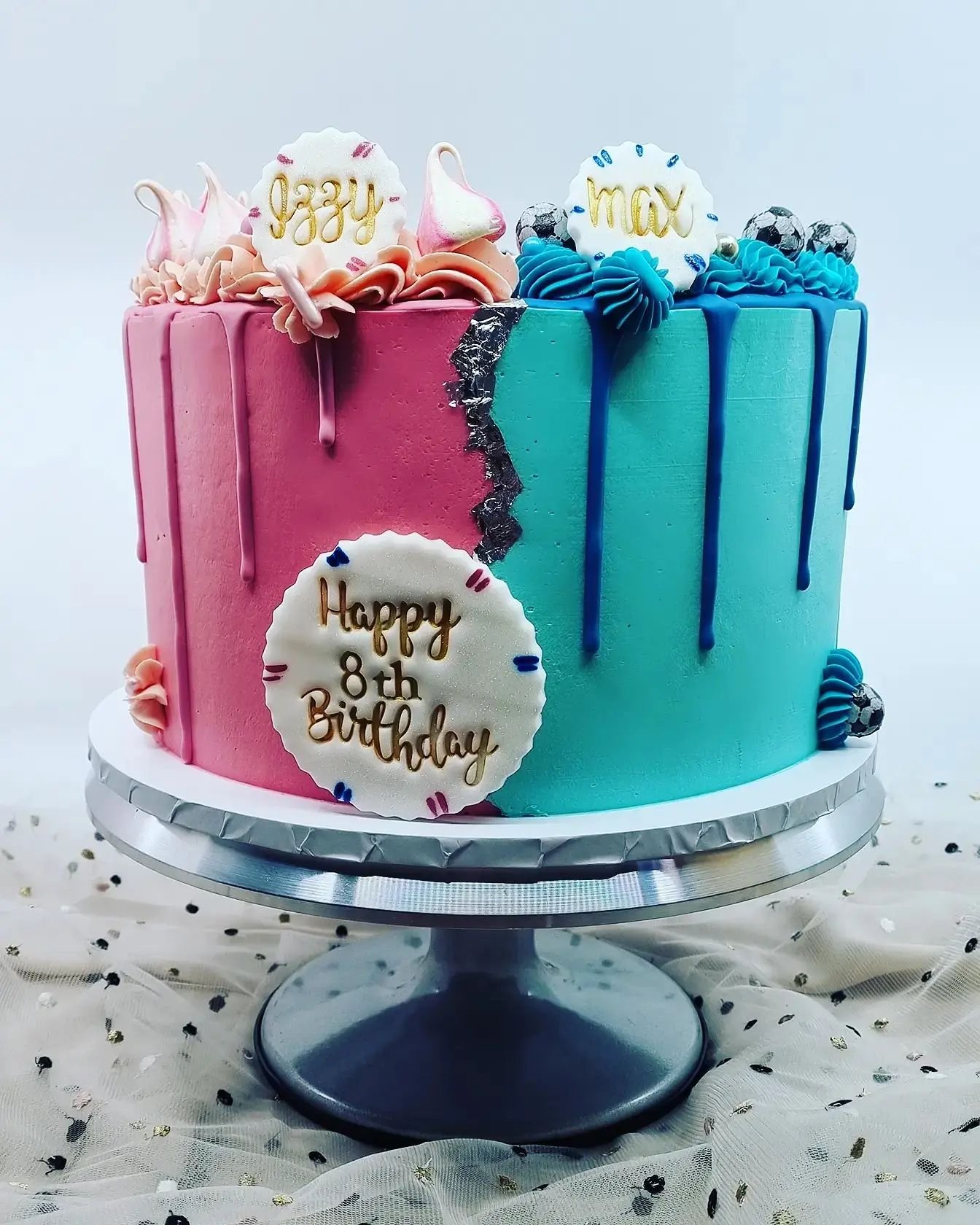 Twin Birthday Cake