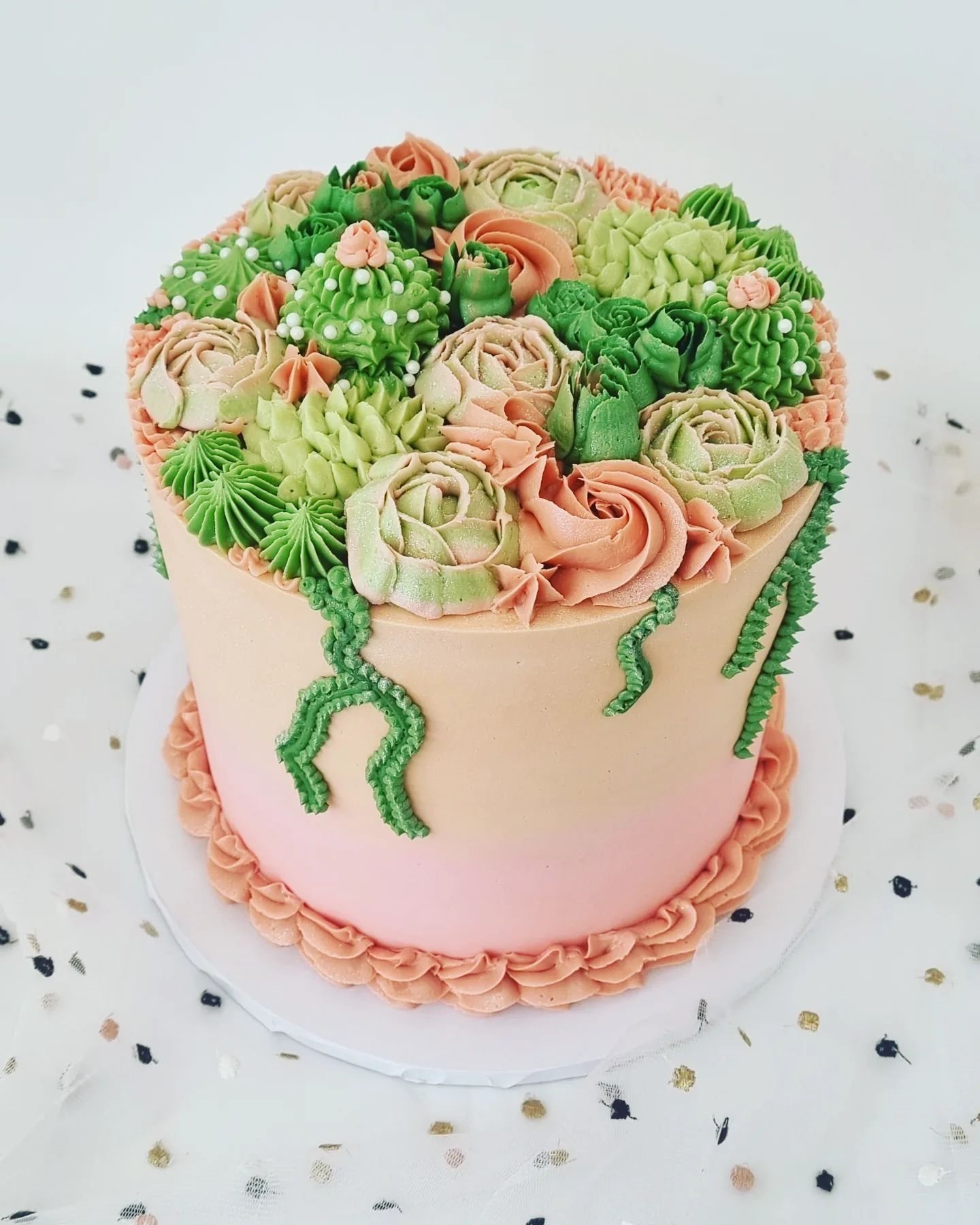 Succulent Cake for Ellie
