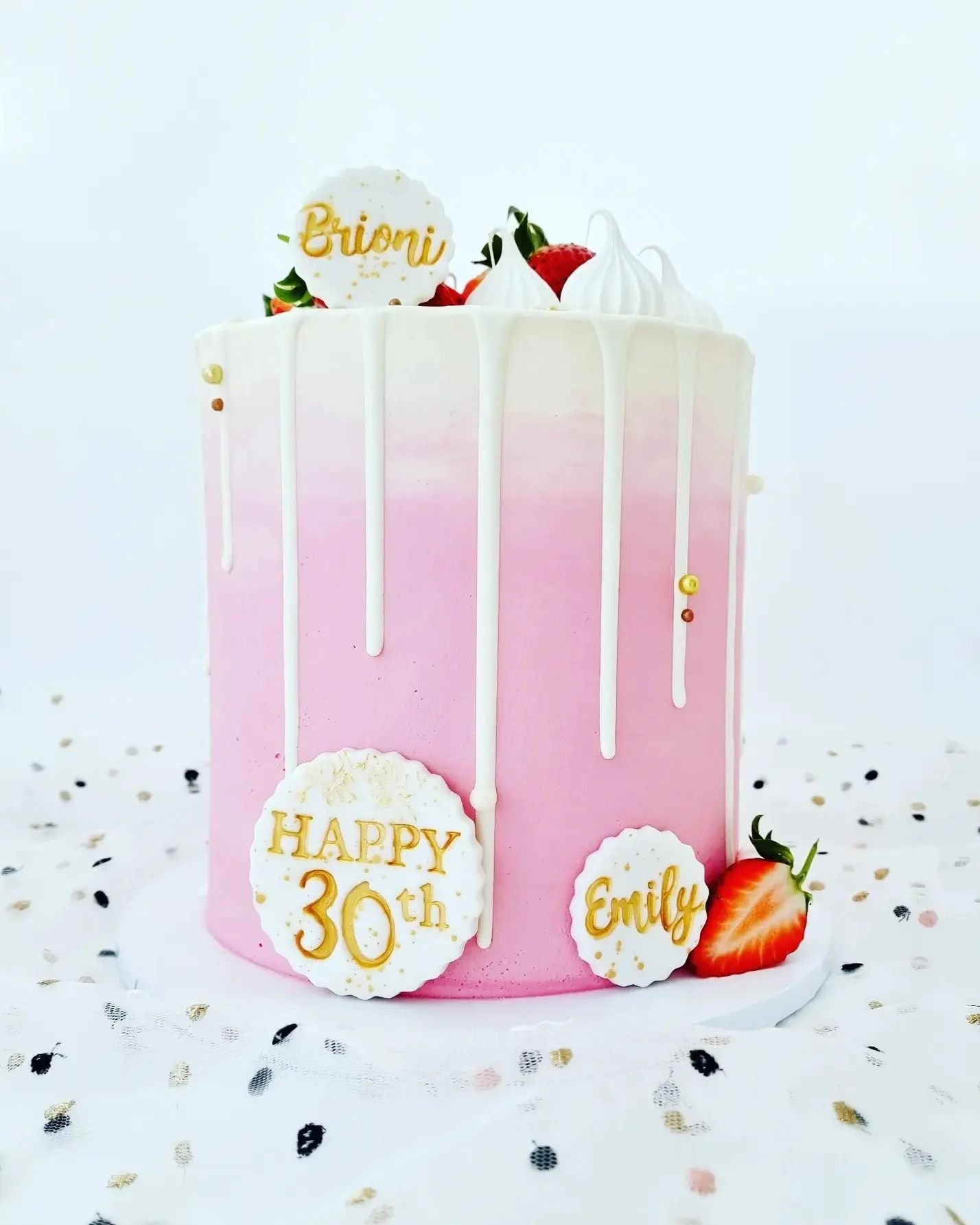 30th Birthday Cake for Emily and Brioni