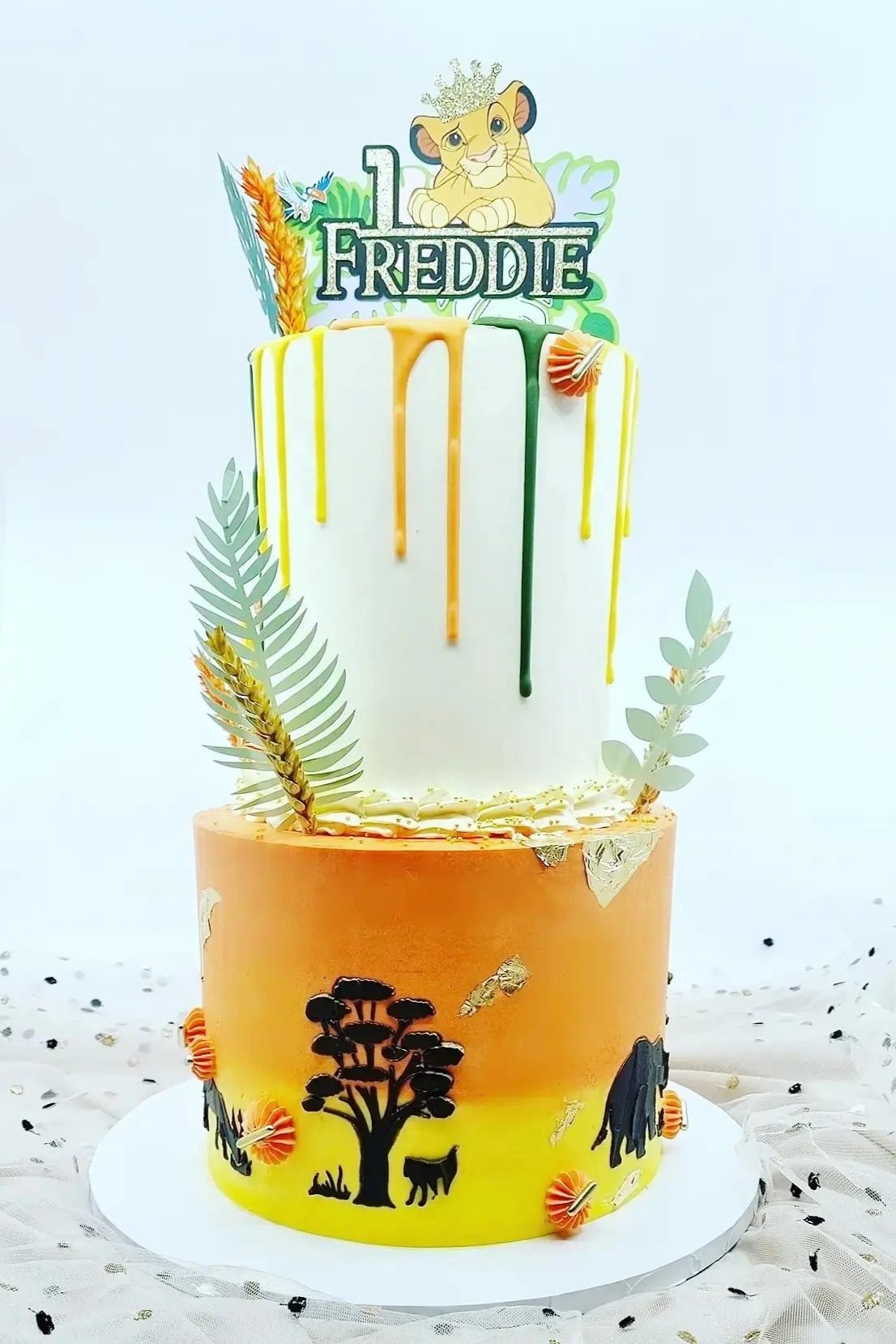 Lion King 1st Birthday Cake