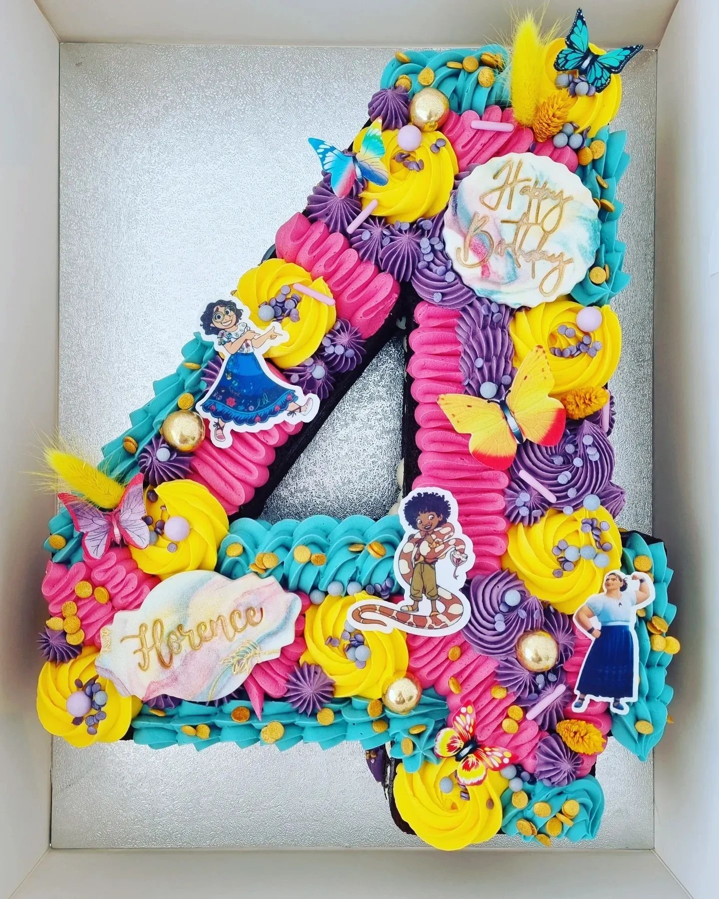 Encanto 4th Birthday Cake for Florence
