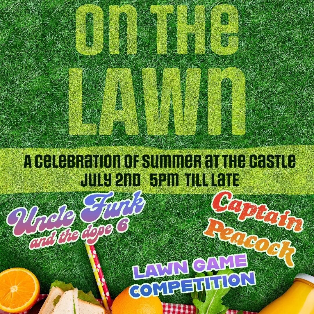 I'm playing tomorrow @thecastleinpt as part of the On the Lawn summer festival! Local songwriter @phinapipia and I are performing sets starting at 8pm after Uncle Funk and the Dope Six and we'd love you to come!!! Come grab a drink and dinner and lis