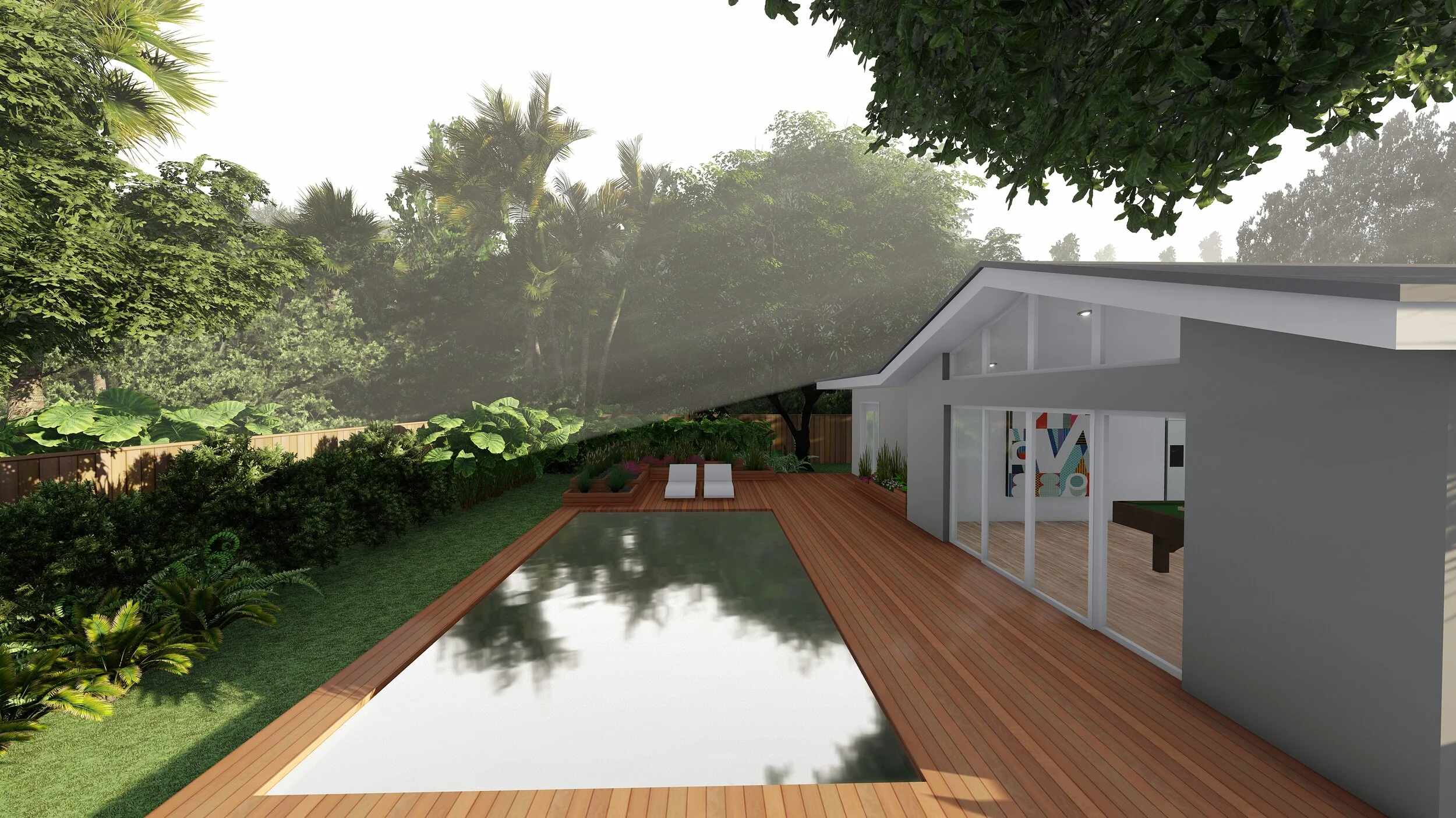 House Addition and New Rear Yard Pool & Deck