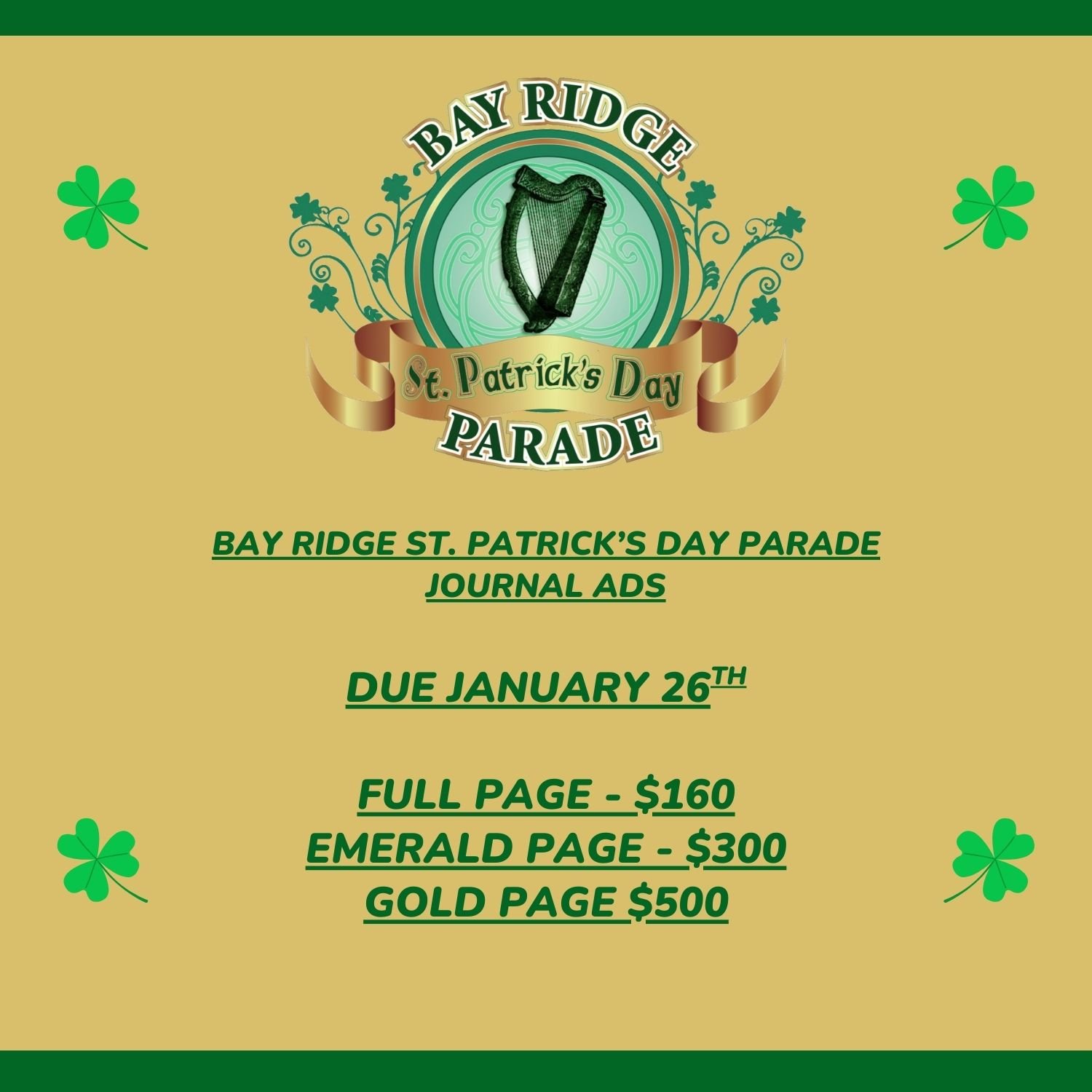 Parade Journal Pages