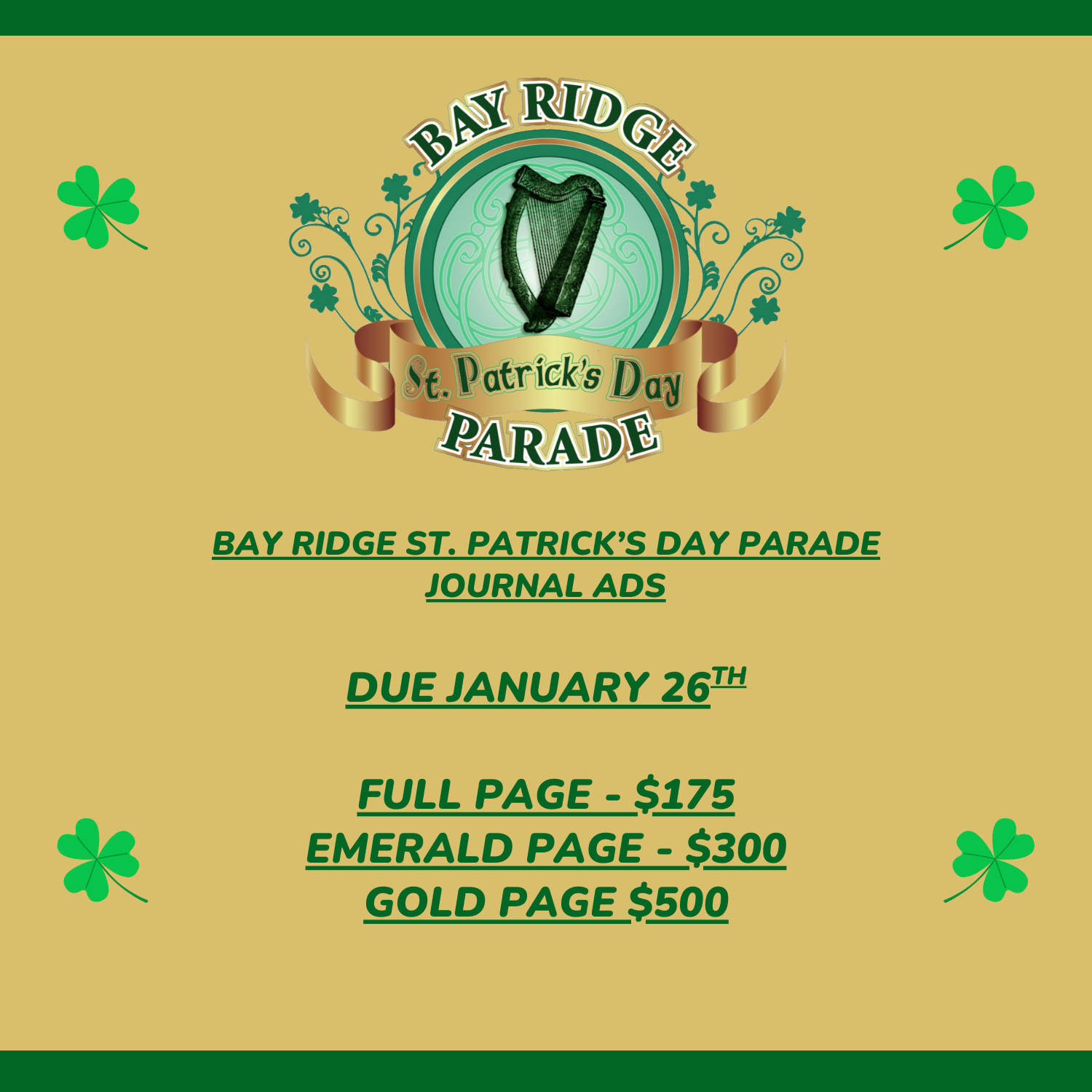 Parade Journal Pages