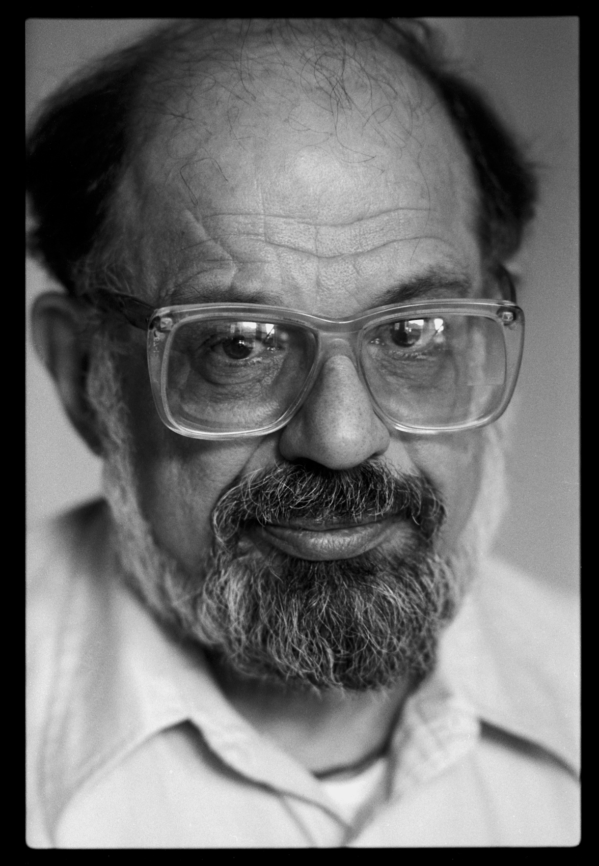 Allen Ginsberg, poet, East 2nd Street , NYC, n.d.