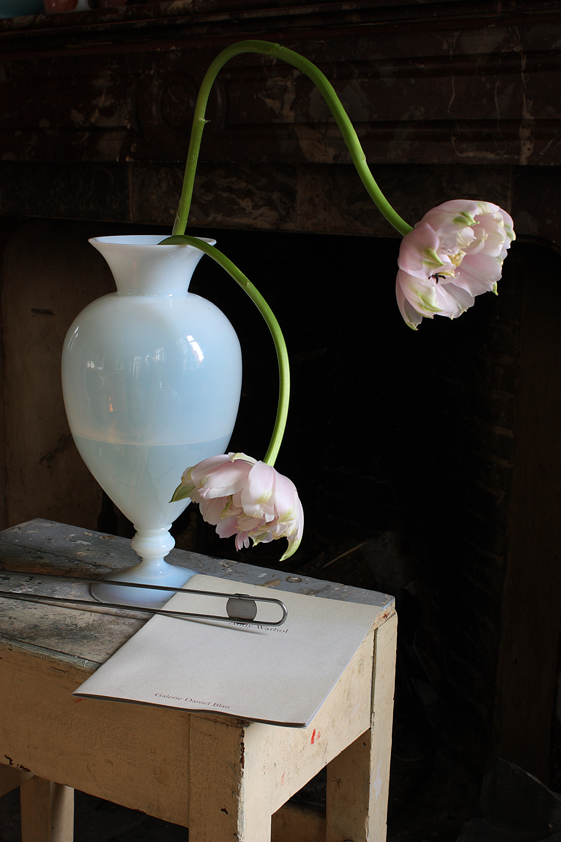 Still Life with a Blue Opalina Vase, Antwerp, 2013