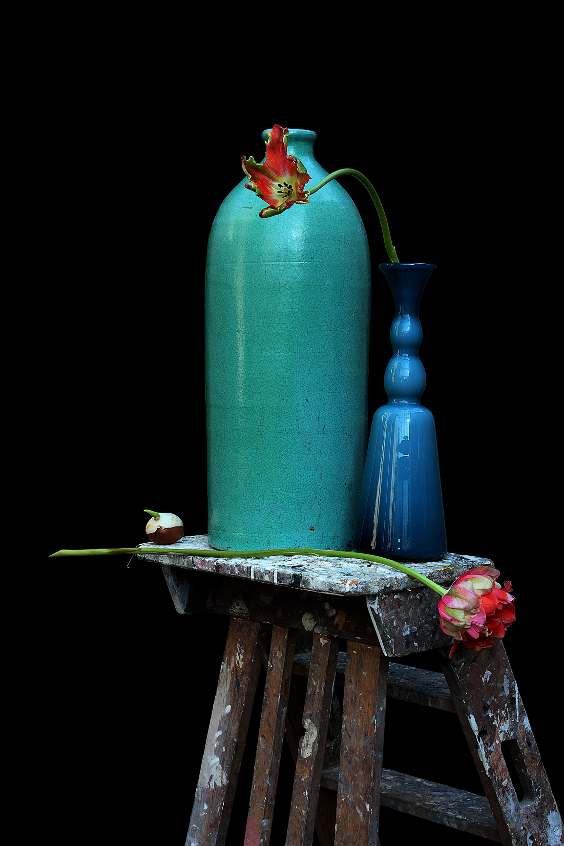 Still Life with a Turquoise Vase, Antwerp, 2010