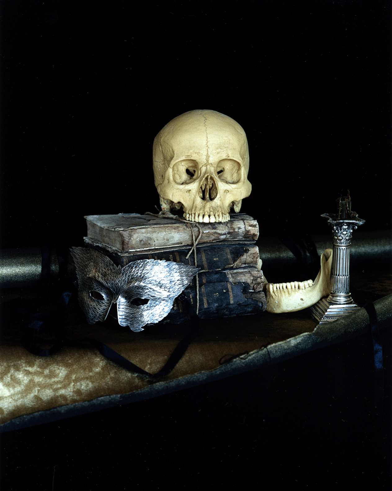 Still Life with a Skull and a Silver Mask, Paris, 2007