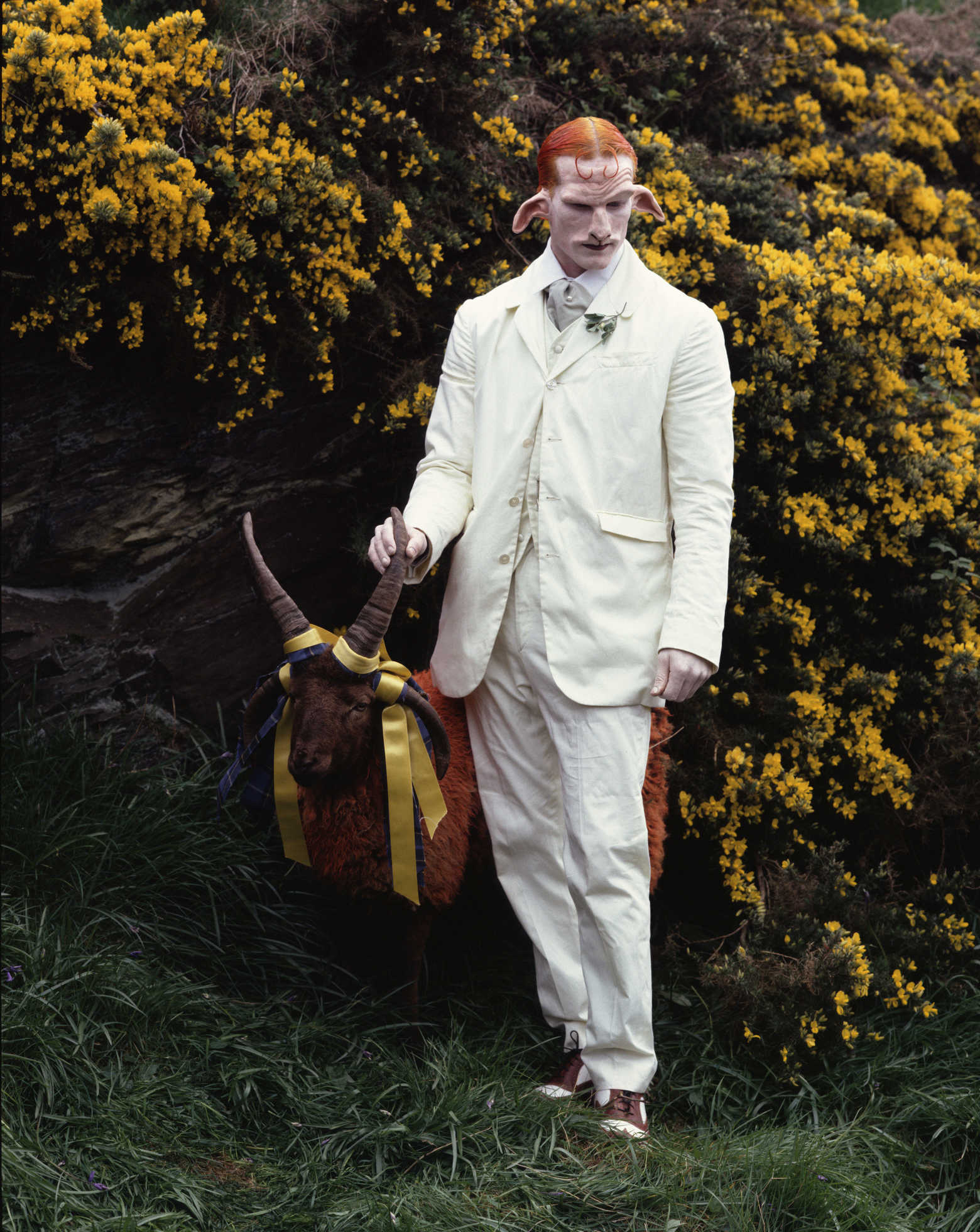 Matthew Barney as the Loughton Candidate (Outtake), Isle of Man, 1994