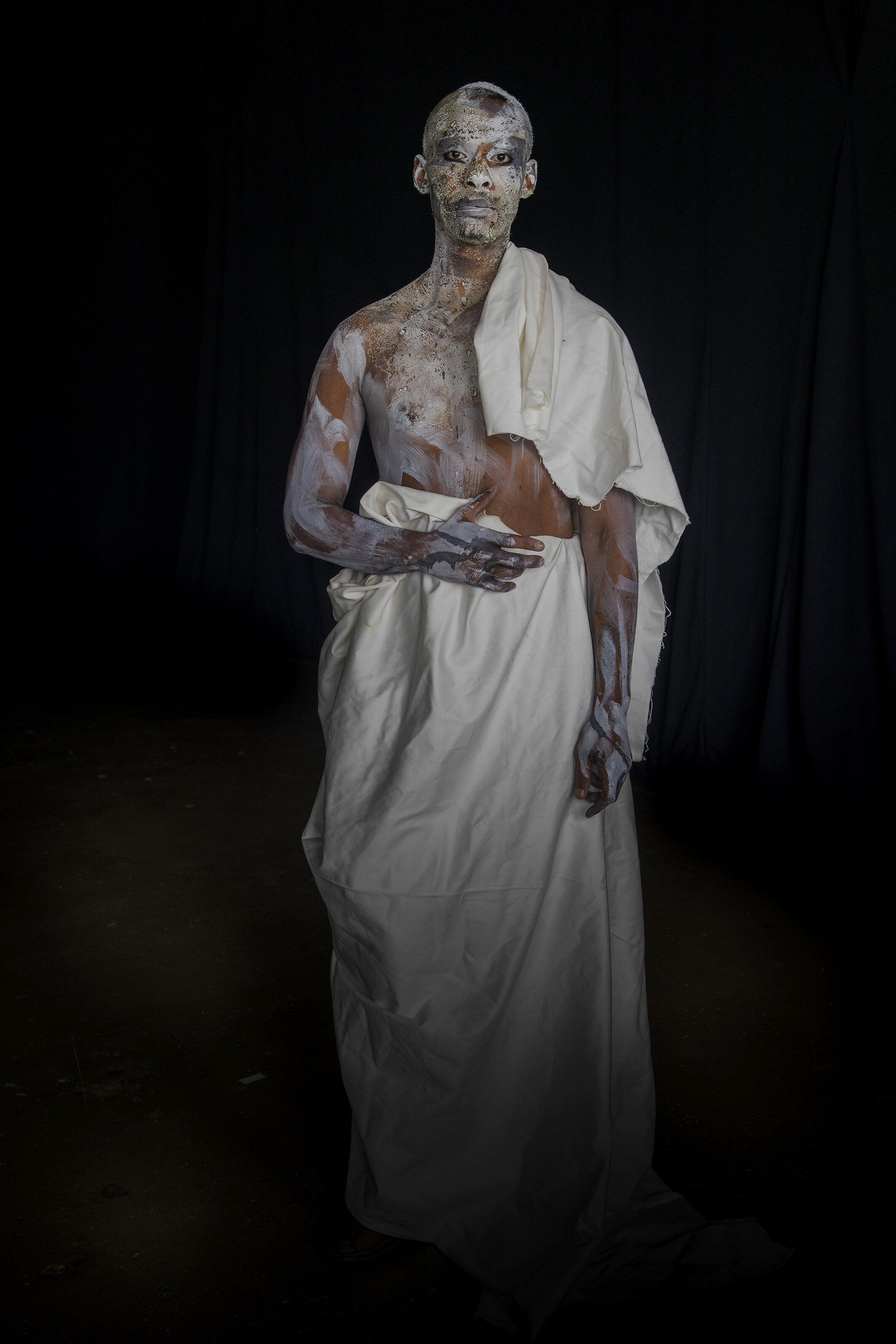 Trust; Hadrian in the Underworld (Titus, whitened, returning alone) Studio, 2019