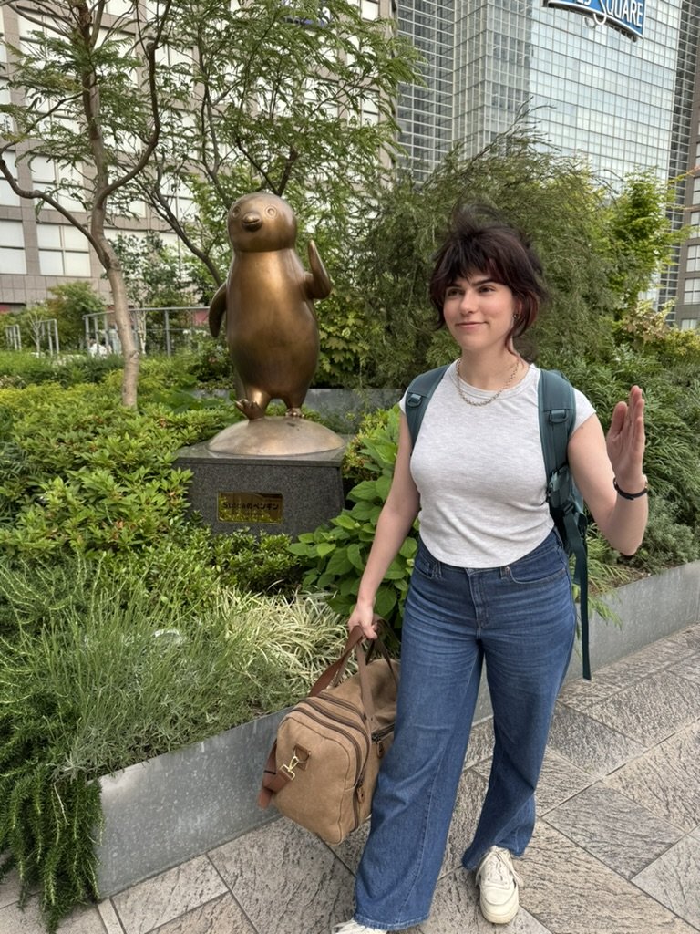 After the train station to our hotel, we found the Suica penguin