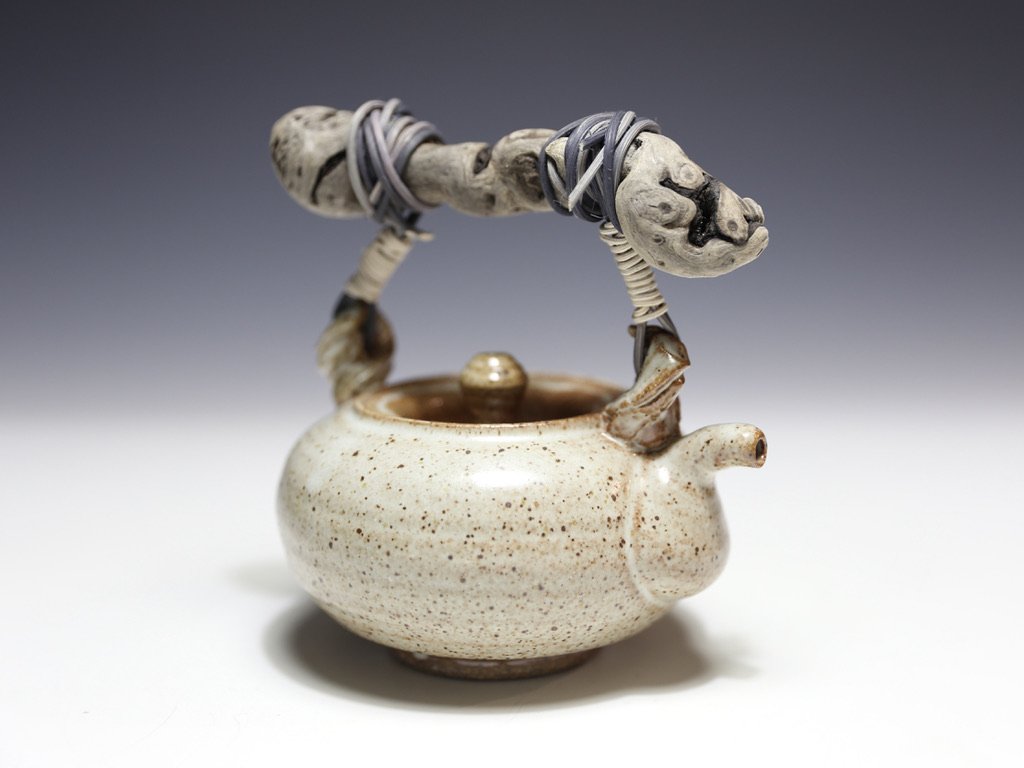 Teapot : Driftwood Handle — Miki Shim