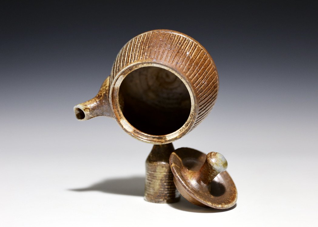 Teapot : Colored Cane Handle — Miki Shim