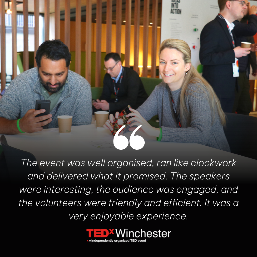Instapost well organised TEDx Delighted Quote 5b.png