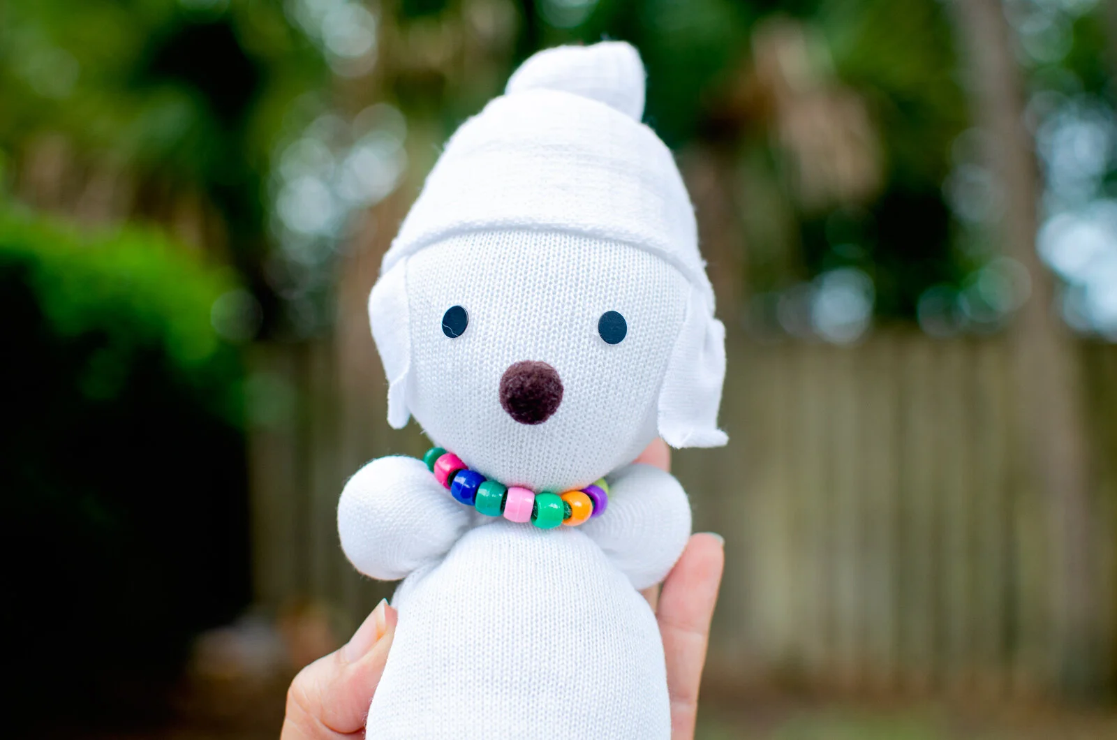 DIY “Nosew” sock puppy — Our Happy Tribe