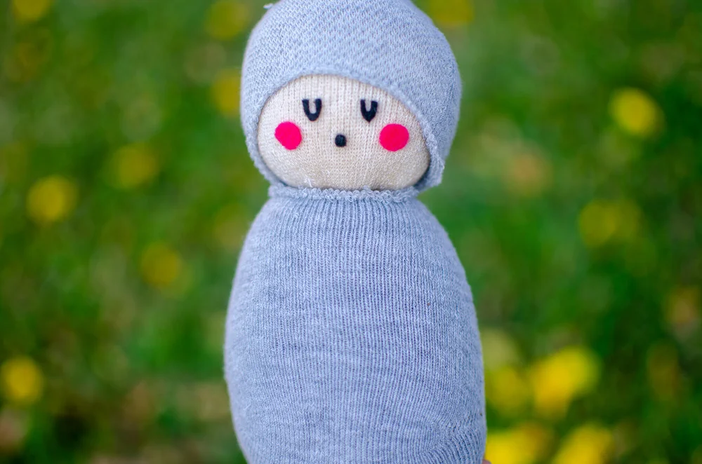 DIY Baby Moses sock doll — Our Happy Tribe