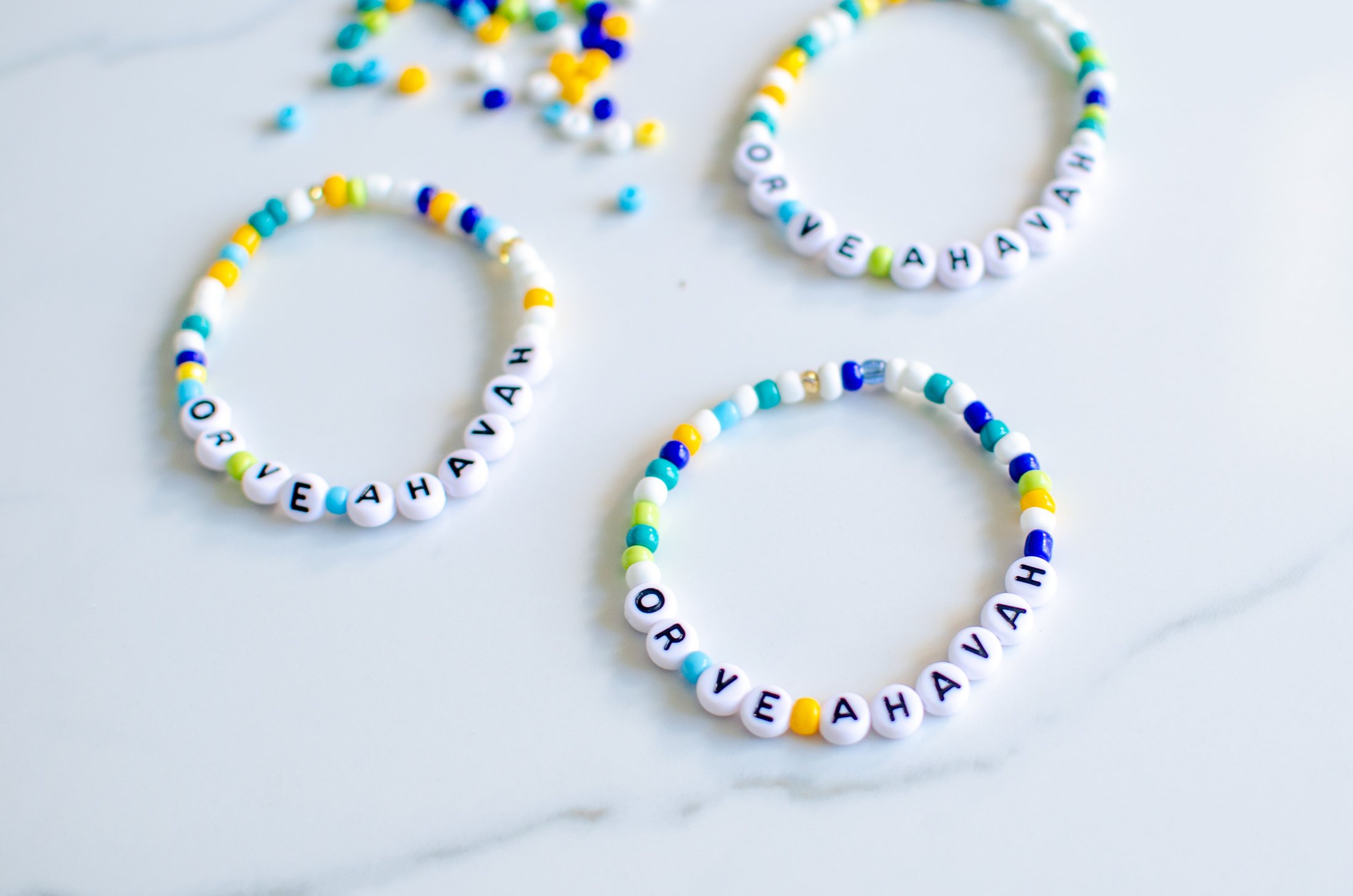 DIY: Intention word bracelets — Our Happy Tribe