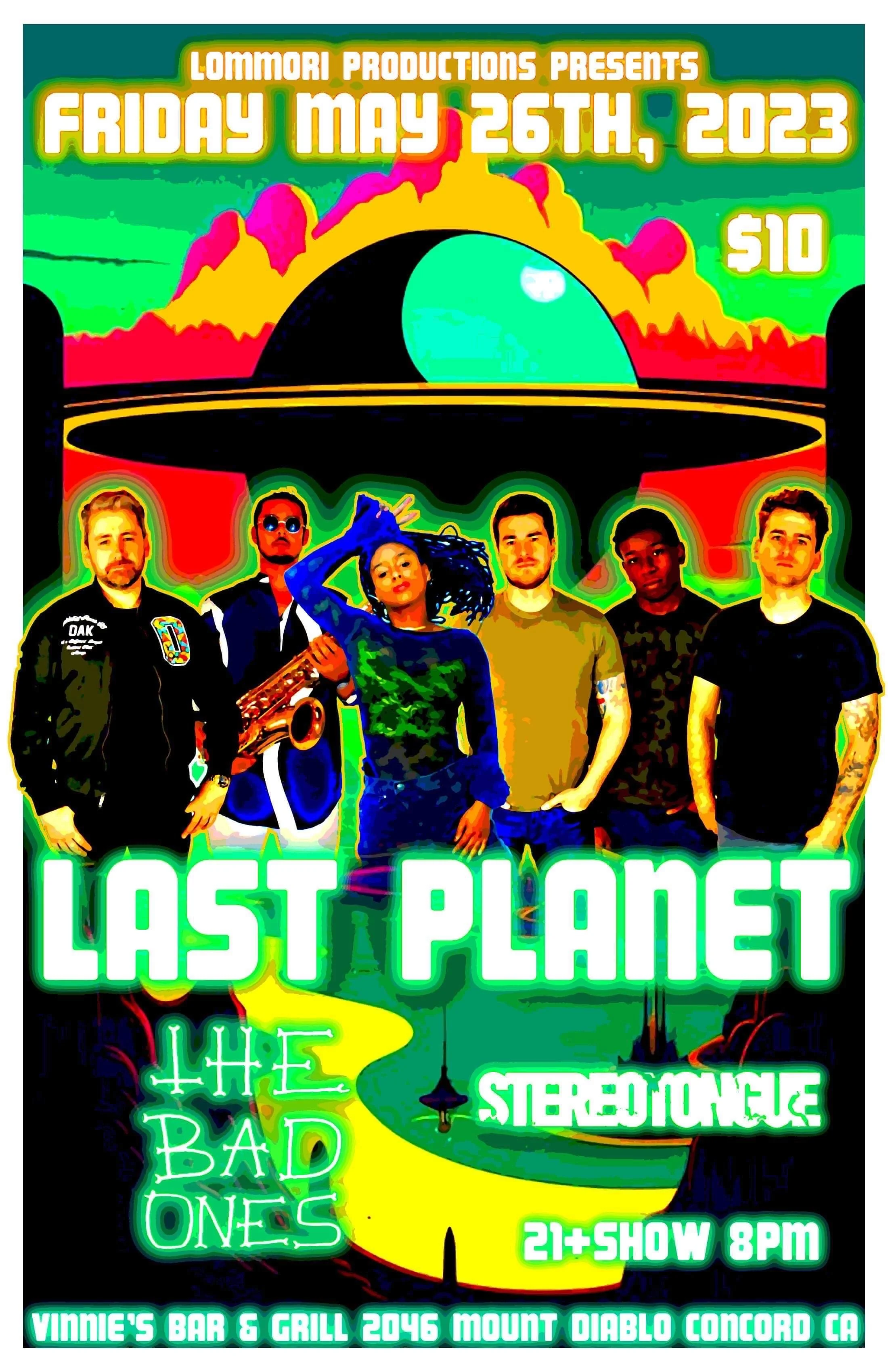 Vinny's - Concord, CA - The Bad Ones, Stereotongue, Last Planet