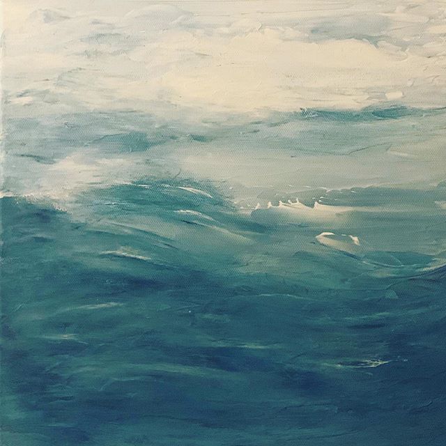 Found this while searching for a new canvas. #seascape #heavyweather #painting #acrylic #sailing #yachtlife
