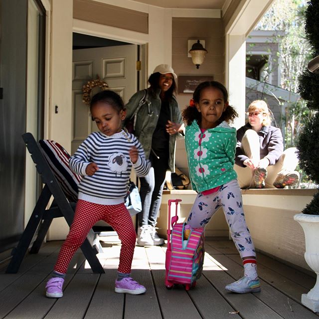 Getting in the morning groove!