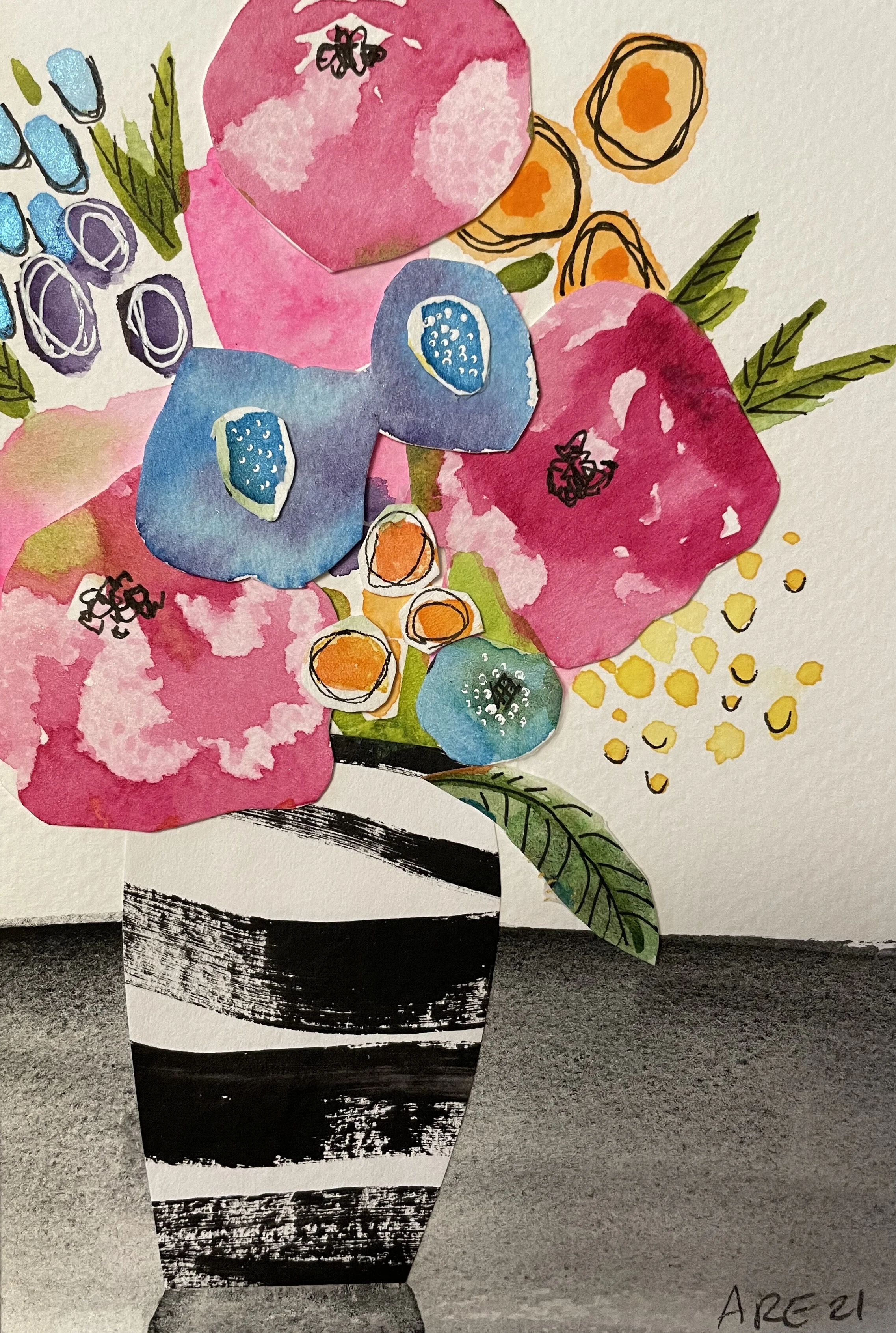 Black and White Vase