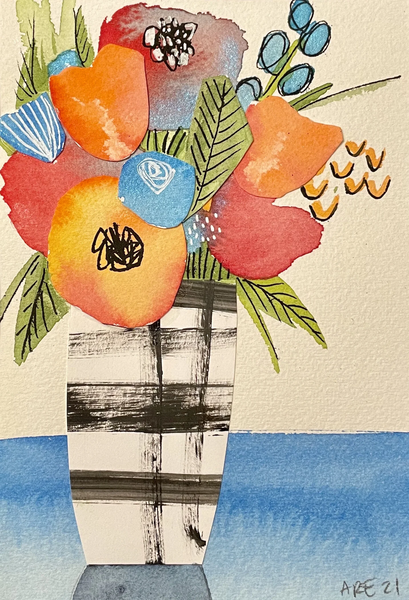 Watercolor Flowers 3